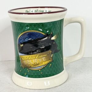 The Polar Express Hot Chocolate Christmas Mug Coffee Tea Believe Train Ticket